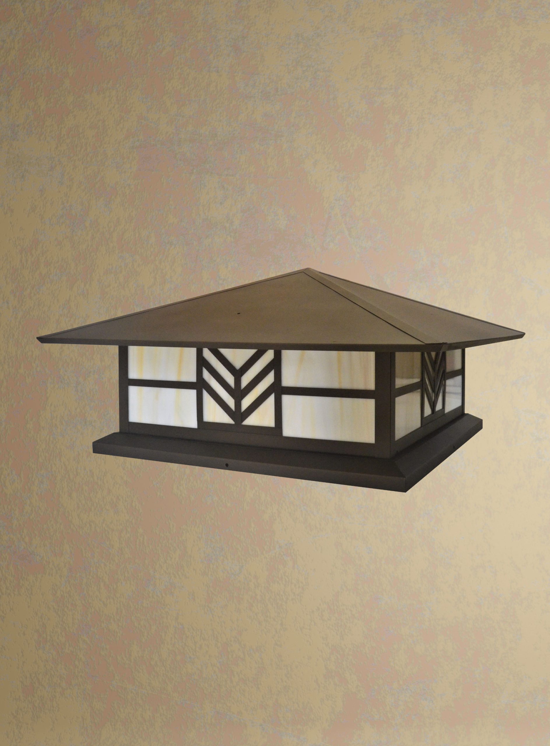 Image showcasing Outdoor Light With Metal Roof – Ago Light | Craftsman Lighting Designs ...